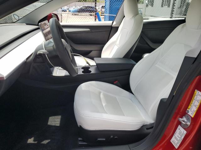 5YJ3E1EA6PF680116 - 2023 TESLA MODEL 3 RED photo 7