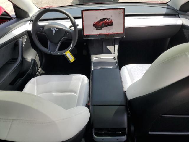 5YJ3E1EA6PF680116 - 2023 TESLA MODEL 3 RED photo 8