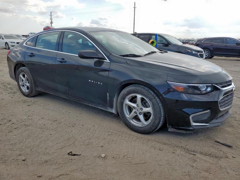 1G1ZC5ST8JF286870 - 2018 CHEVROLET MALIBU LS BLACK photo 4
