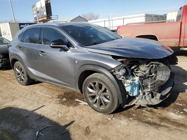 JTJYARBZ7K2127297 - 2019 LEXUS NX 300 BASE ვერცხლისფერი ფოტო 4