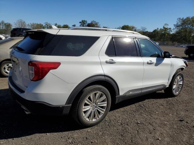 1FMSK8FHXLGA74855 - 2020 FORD EXPLORER LIMITED WHITE photo 3