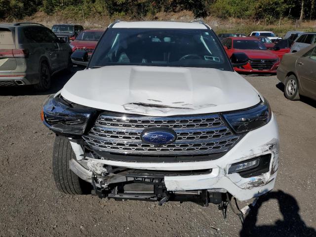 1FMSK8FHXLGA74855 - 2020 FORD EXPLORER LIMITED WHITE photo 5