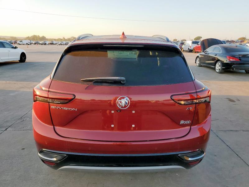 LRBFZNR42MD056229 - 2021 BUICK ENVISION ESSENCE მუქწითელი ფოტო 6