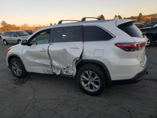 5TDKKRFH4FS092420 - 2015 TOYOTA HIGHLANDER XLE WHITE photo 2