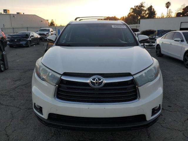 5TDKKRFH4FS092420 - 2015 TOYOTA HIGHLANDER XLE WHITE photo 5