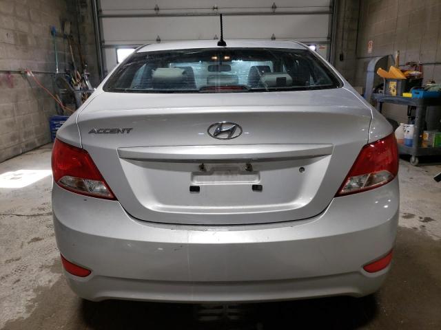 KMHCT4AE5GU073269 - 2016 HYUNDAI ACCENT SE SILVER photo 6