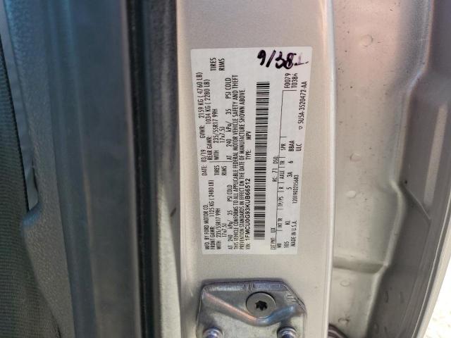 1FMCU0G93KUB66512 - 2019 FORD ESCAPE SE Silber Foto 13