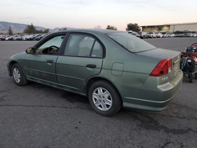 1HGES16344L007028 - 2004 HONDA CIVIC DX VP Կանաչ լուսանկար 2