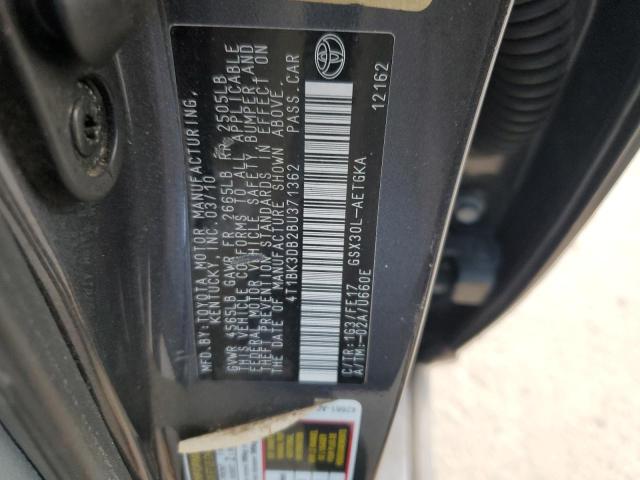 4T1BK3DB2BU371362 - 2011 TOYOTA AVALON BASE 石墨色 照片 13