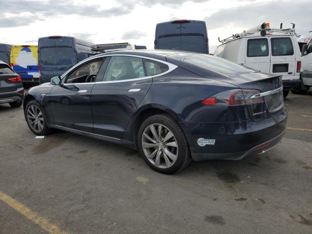 5YJSA1CP8DFP21128 - 2013 TESLA MODEL S BLUE photo 2