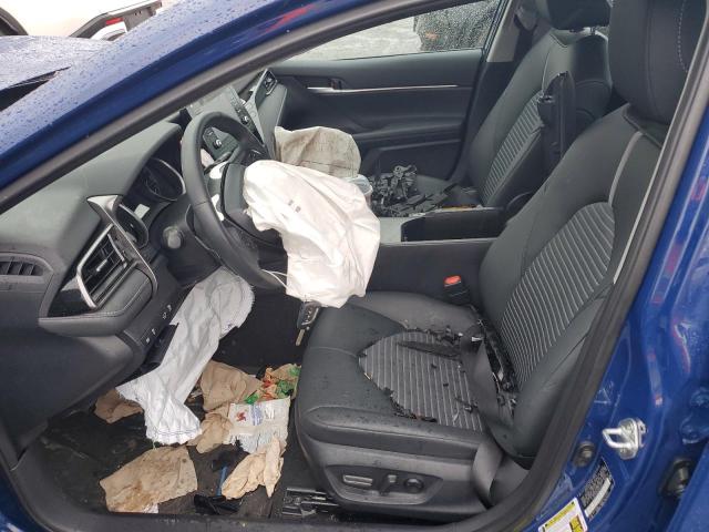 4T1G11AK6RU252077 - 2024 TOYOTA CAMRY SE NIGHT SHADE BLUE photo 7