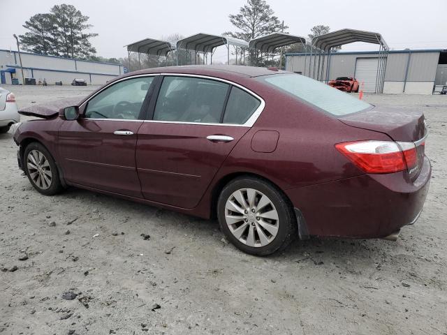 1HGCR3F90DA022608 - 2013 HONDA ACCORD TOURING BURGUNDY photo 2