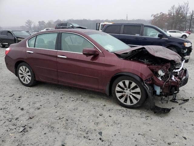 1HGCR3F90DA022608 - 2013 HONDA ACCORD TOURING BURGUNDY photo 4