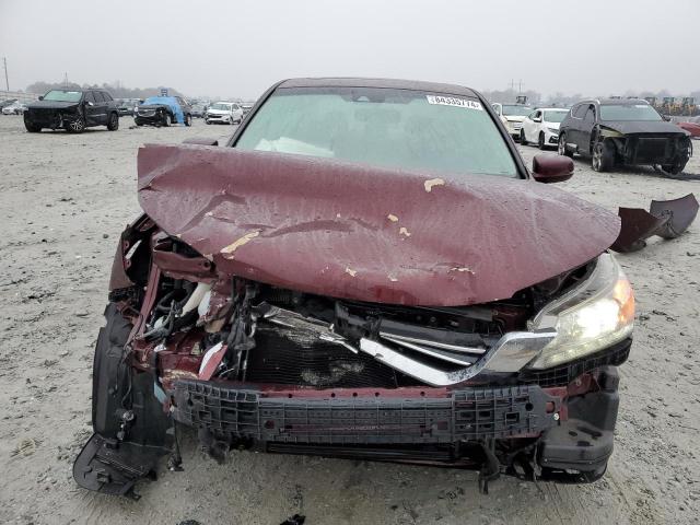 1HGCR3F90DA022608 - 2013 HONDA ACCORD TOURING BURGUNDY photo 5