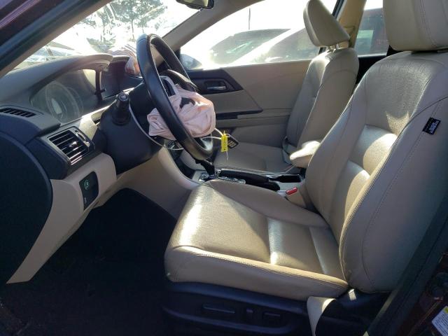 1HGCR3F90DA022608 - 2013 HONDA ACCORD TOURING BURGUNDY photo 7