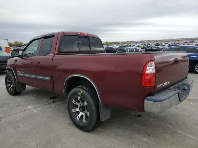 5TBRU341X5S451918 - 2005 TOYOTA TUNDRA ACCESS CAB SR5 BURGUNDY photo 2