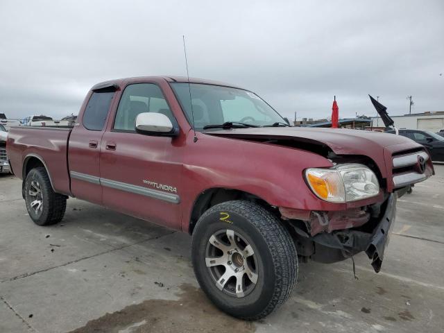 5TBRU341X5S451918 - 2005 TOYOTA TUNDRA ACCESS CAB SR5 BURGUNDY photo 4