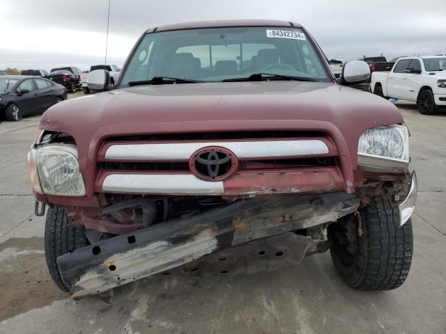 5TBRU341X5S451918 - 2005 TOYOTA TUNDRA ACCESS CAB SR5 BURGUNDY photo 5