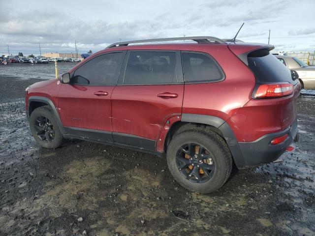 1C4PJMBS2FW592119 - 2015 JEEP CHEROKEE TRAILHAWK BURGUNDY photo 2