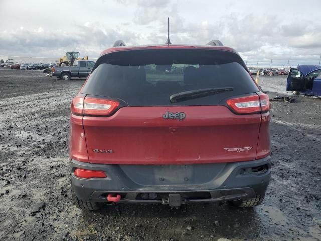 1C4PJMBS2FW592119 - 2015 JEEP CHEROKEE TRAILHAWK BURGUNDY photo 6