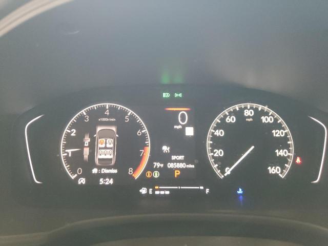 2HGFE2F56NH540872 - 2022 HONDA CIVIC SPORT ნაცრისფერი ფოტო 9