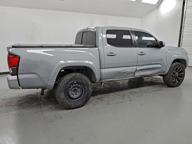 5TFAX5GN1LX175416 - 2020 TOYOTA TACOMA DOUBLE CAB GRAY photo 3
