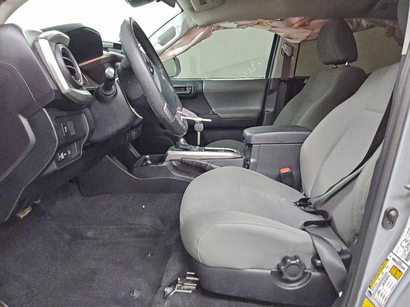 5TFAX5GN1LX175416 - 2020 TOYOTA TACOMA DOUBLE CAB GRAY photo 7