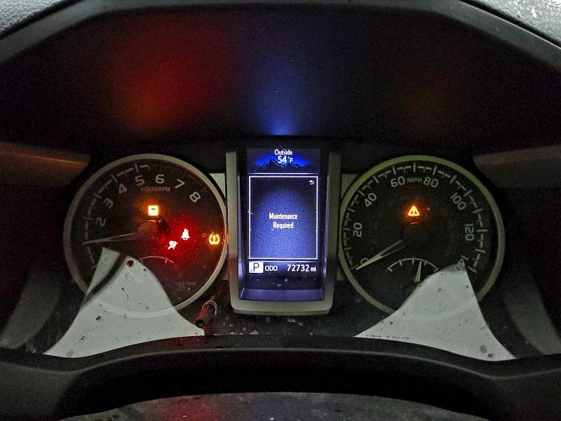 5TFAX5GN1LX175416 - 2020 TOYOTA TACOMA DOUBLE CAB GRAY photo 9