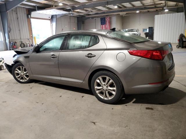 5XXGN4A74DG157442 - 2013 KIA OPTIMA EX GRAY photo 2