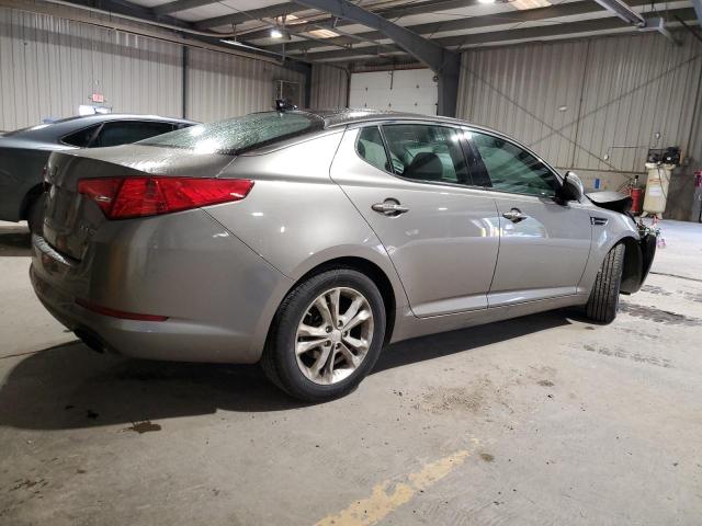 5XXGN4A74DG157442 - 2013 KIA OPTIMA EX GRAY photo 3
