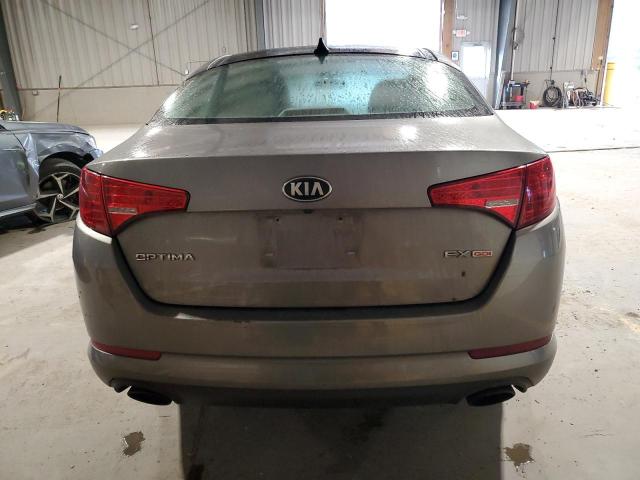 5XXGN4A74DG157442 - 2013 KIA OPTIMA EX GRAY photo 6