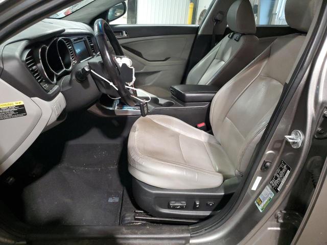 5XXGN4A74DG157442 - 2013 KIA OPTIMA EX GRAY photo 7