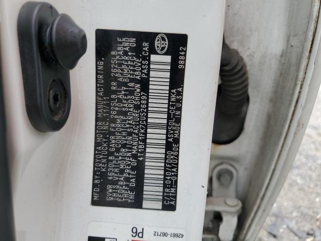 4T1BF1FK7CU526897 - 2012 TOYOTA CAMRY BASE Ağ foto 12