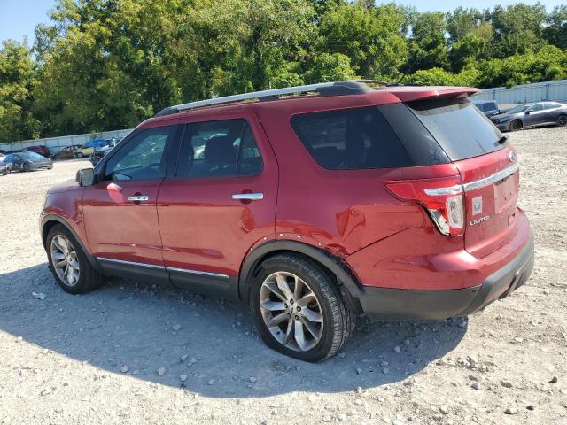 1FM5K8F80DGB38240 - 2013 FORD EXPLORER LIMITED 红色 照片 2