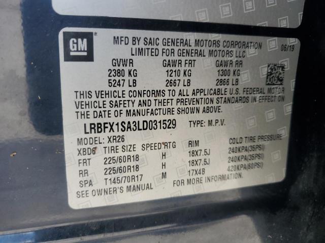 LRBFX1SA3LD031529 - 2020 BUICK ENVISION PREFERRED Blau Foto 14