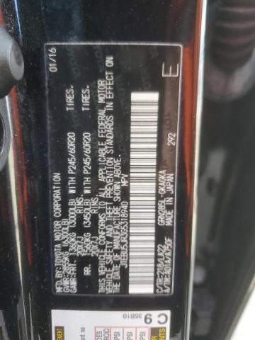 JTEBU5JR3G5318940 - 2016 TOYOTA 4RUNNER SR5/SR5 PREMIUM შავი ფოტო 13