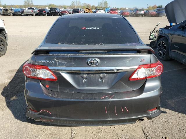 2T1BU4EE4CC756188 - 2012 TOYOTA COROLLA BASE ნაცრისფერი ფოტო 6