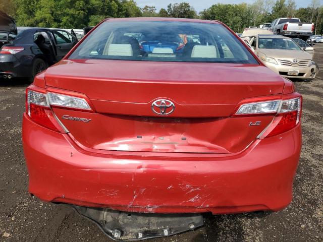 4T4BF1FK7CR215590 - 2012 TOYOTA CAMRY BASE RED photo 6