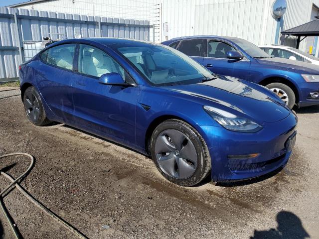 5YJ3E1EA2MF856896 - 2021 TESLA MODEL 3 蓝色 照片 4
