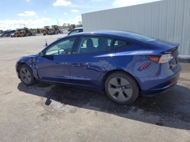 5YJ3E1EAXPF450062 - 2023 TESLA MODEL 3 Niebieski zdjęcie 2
