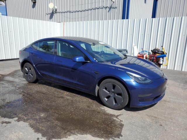 5YJ3E1EAXPF450062 - 2023 TESLA MODEL 3 Niebieski zdjęcie 4