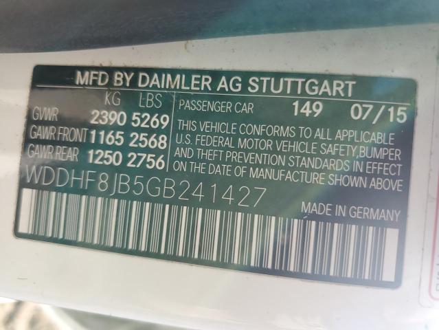 WDDHF8JB5GB241427 - 2016 MERCEDES-BENZ E 350 4MATIC WHITE photo 12