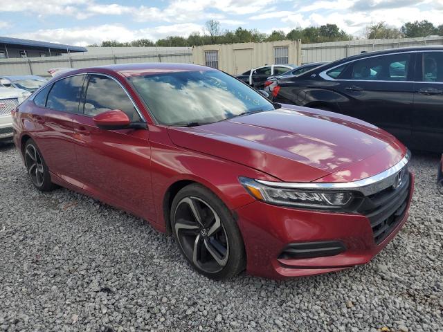 1HGCV1F16JA191957 - 2018 HONDA ACCORD LX 勃艮第红 照片 4