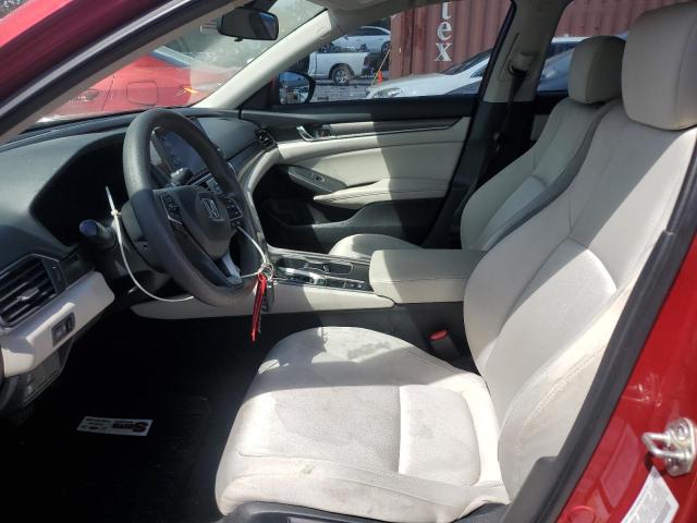 1HGCV1F16JA191957 - 2018 HONDA ACCORD LX 勃艮第红 照片 7