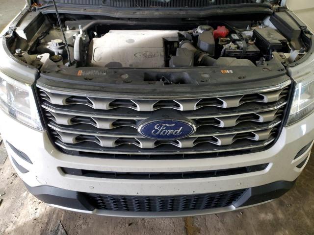 1FM5K8D8XHGB13113 - 2017 FORD EXPLORER XLT WHITE photo 12