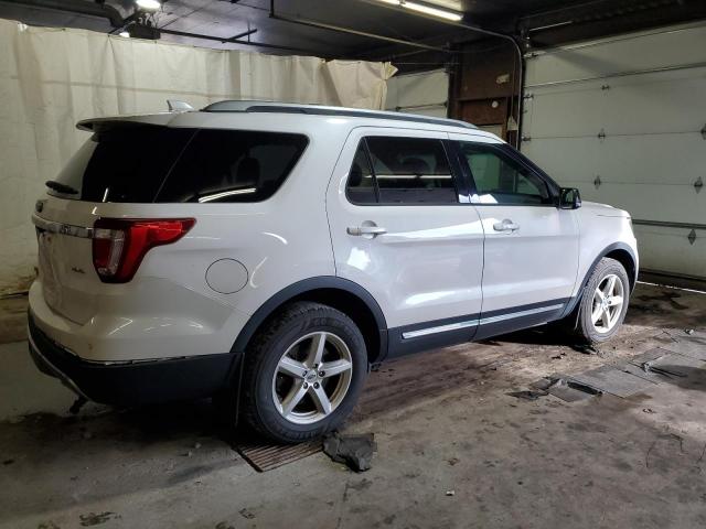 1FM5K8D8XHGB13113 - 2017 FORD EXPLORER XLT WHITE photo 3