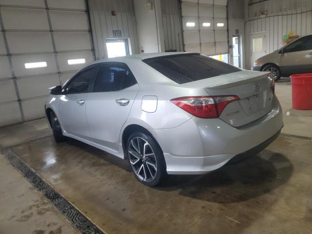 2T1BURHE9FC247288 - 2015 TOYOTA COROLLA L SILVER photo 2
