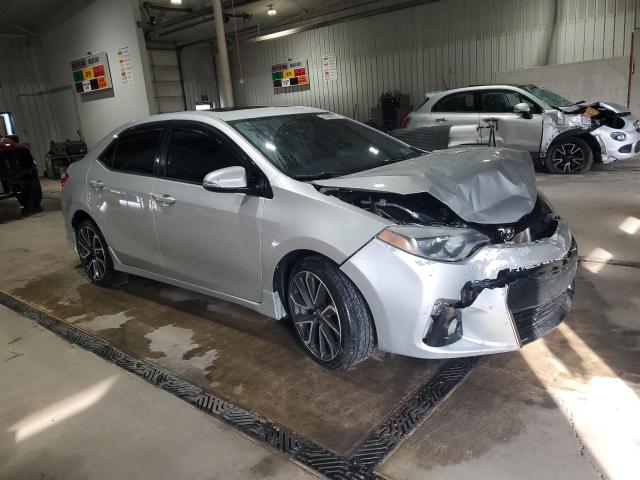 2T1BURHE9FC247288 - 2015 TOYOTA COROLLA L SILVER photo 4