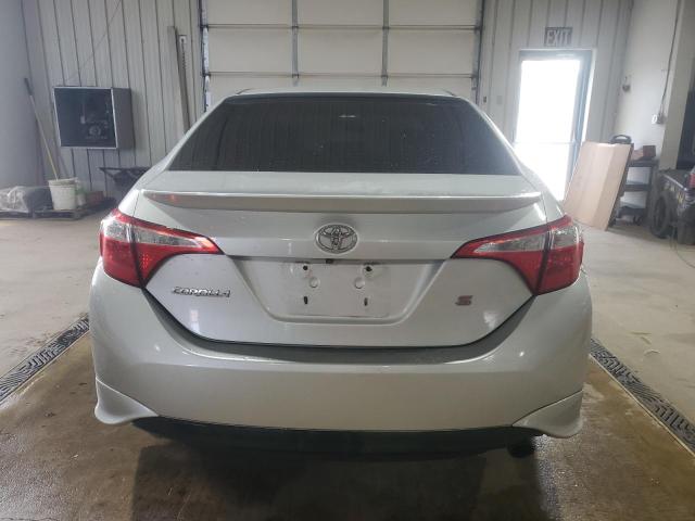 2T1BURHE9FC247288 - 2015 TOYOTA COROLLA L SILVER photo 6