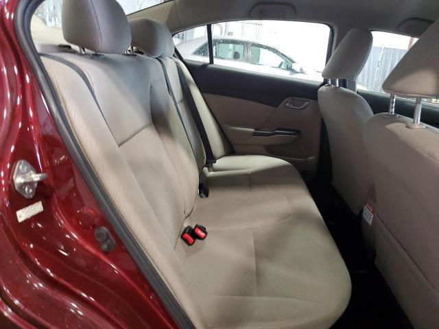 2HGFB2F57DH578568 - 2013 HONDA CIVIC LX MAROON photo 10